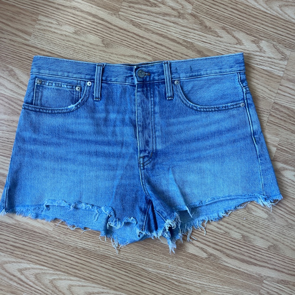 Madewell Relaxed Denim Shorts | Size 30 Dark Wash